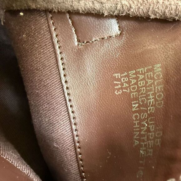 Ralph Lauren McLeod Brown Leather Suede Riding Style Boot With Bridle Size 10B - Picture 7 of 9